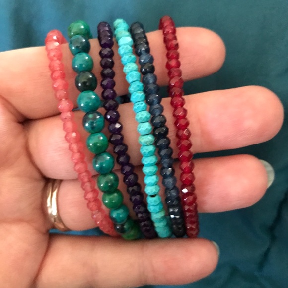 Genuine Gemstone bracelets - Emerald, Ruby… - Picture 11 of 14